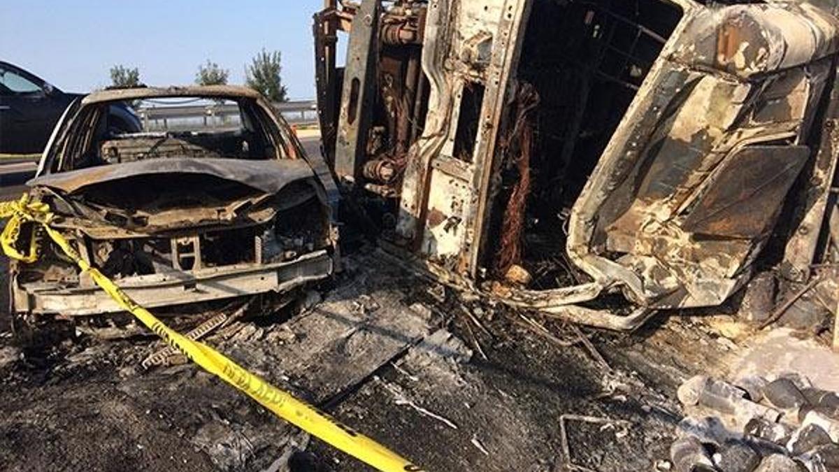 Bursa'da kaza: 2 kişi yanarak öldü