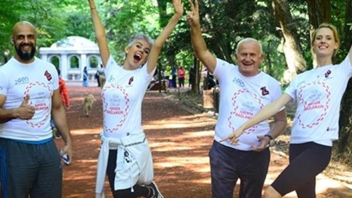 Ünlüler böbrek hastaları için maratona hazırlanıyor!