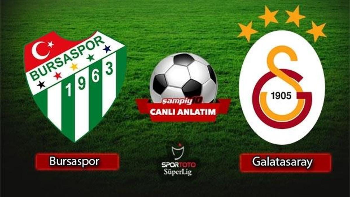 CANLI! Bursaspor - Galatasaray