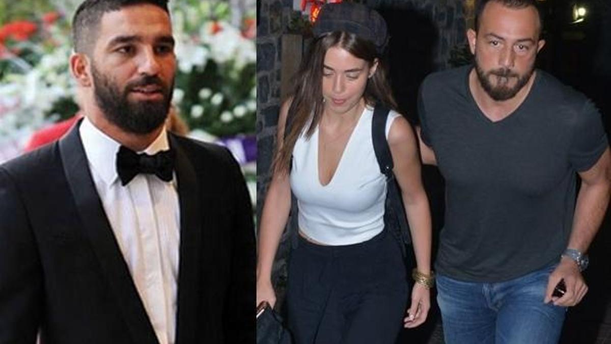 Arda Turan arkadaşının eski aşkıyla birlikte!