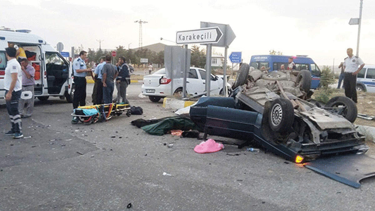 Kırıkkale'de feci kaza: 2 ölü