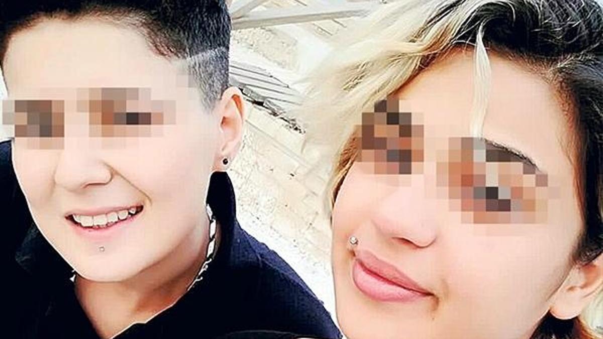 Lezbiyen çiftin aşkına dayak!