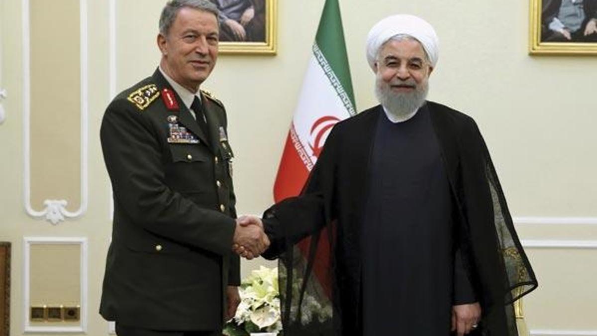 Orgeneral Akar ile İran Cumhurbaşkanı Ruhani görüştü
