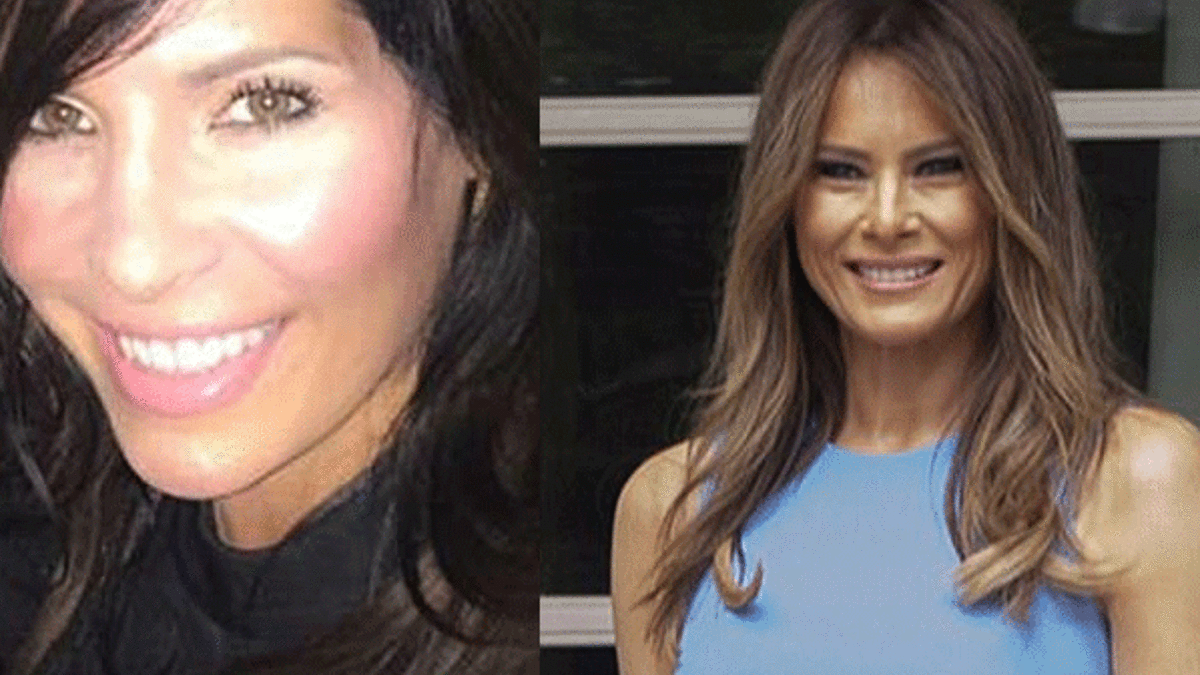 Melania Trump'a benzemek için binlerce sterlin harcadı