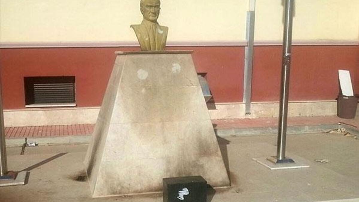PKK operasyonunda, Atatürk büstüne motolof atan şüpheli yakalandı