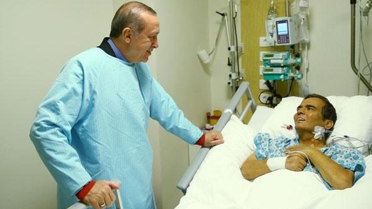 Cumhurbaşkanı Erdoğan, Naim Süleymanoğlu'nu ziyaret etti