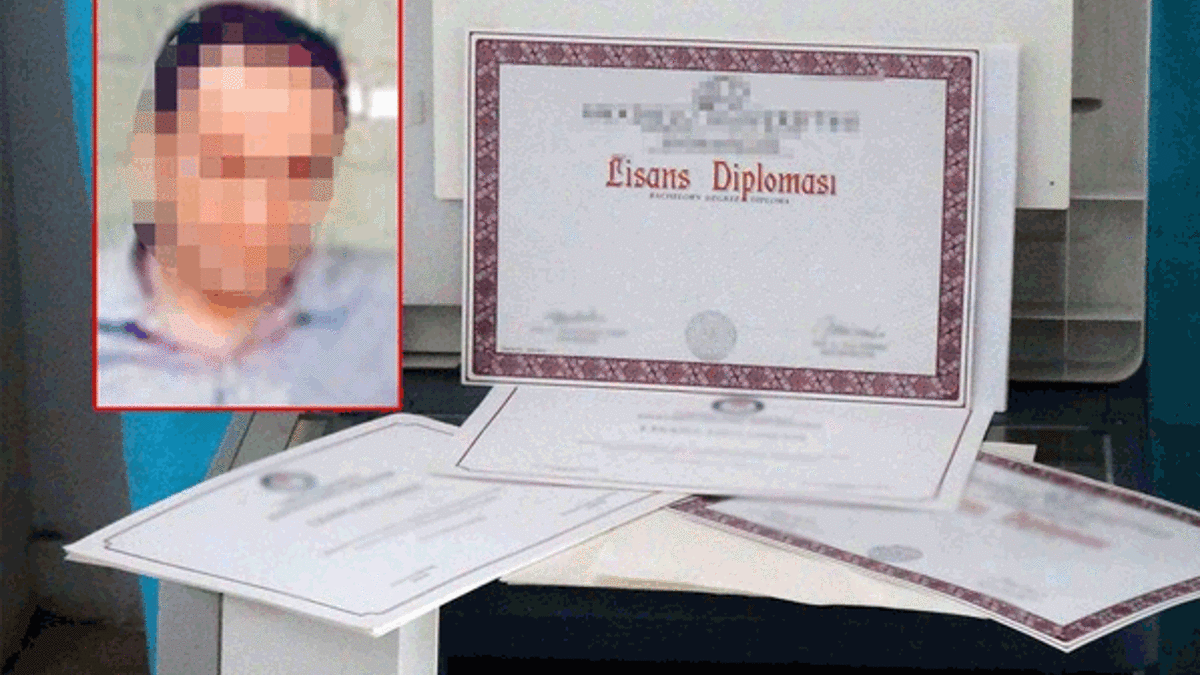 Sahte diplomayla 19 yıl öğretmenlik yaptı