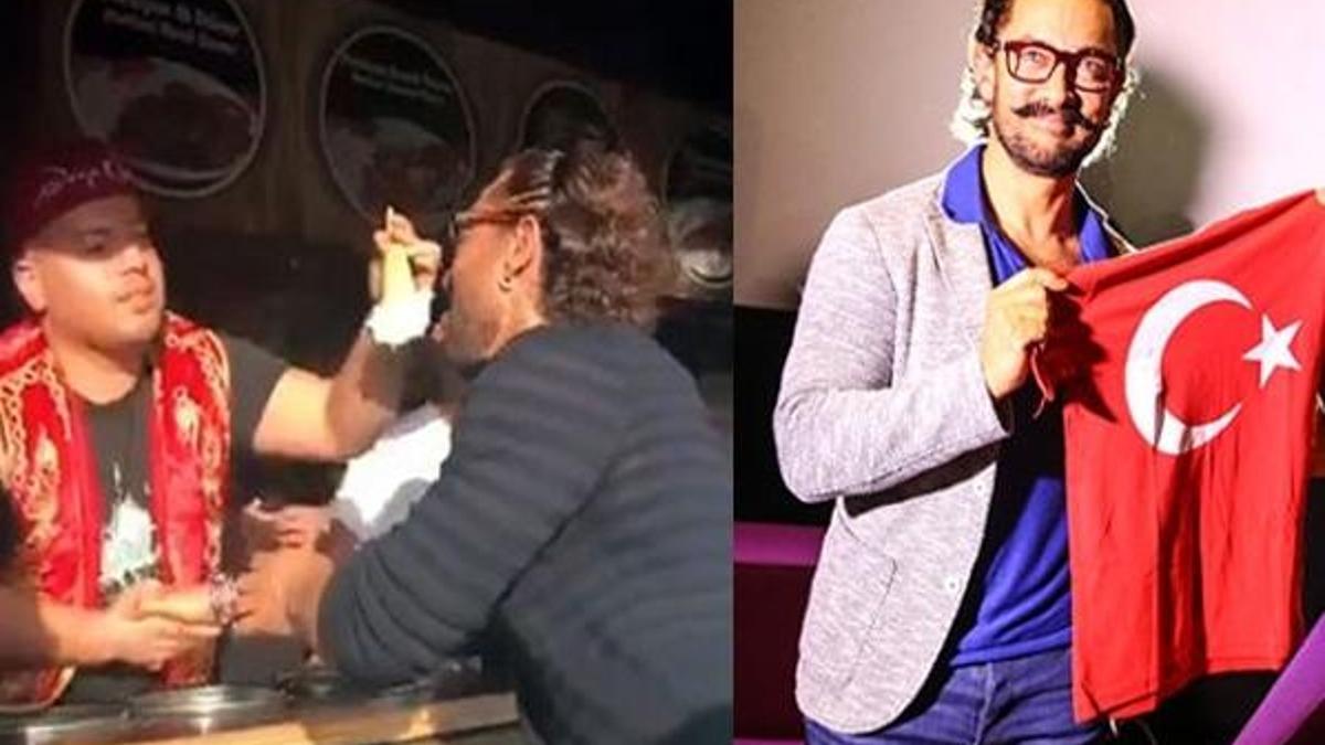 Aamir Khan'ın dondurmayla imtihanı!