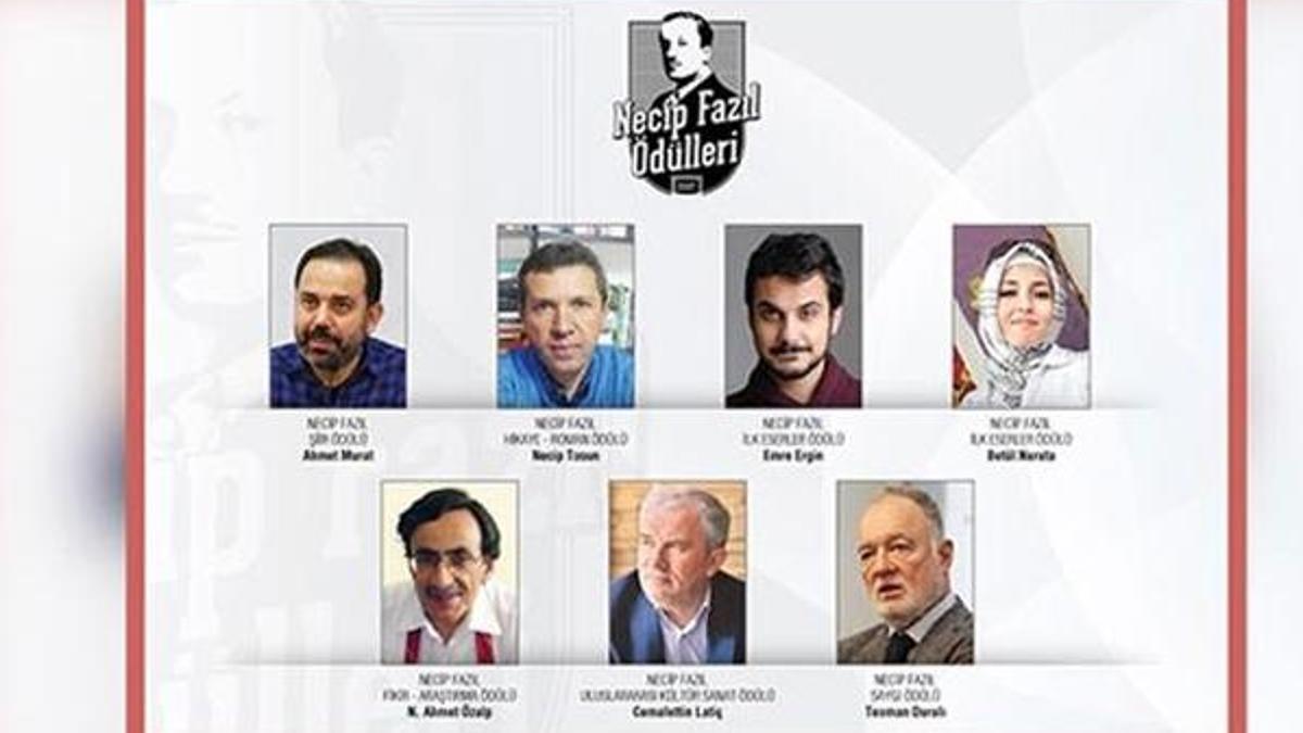 Necip Fazıl ödülleri sahiplerini buldu!