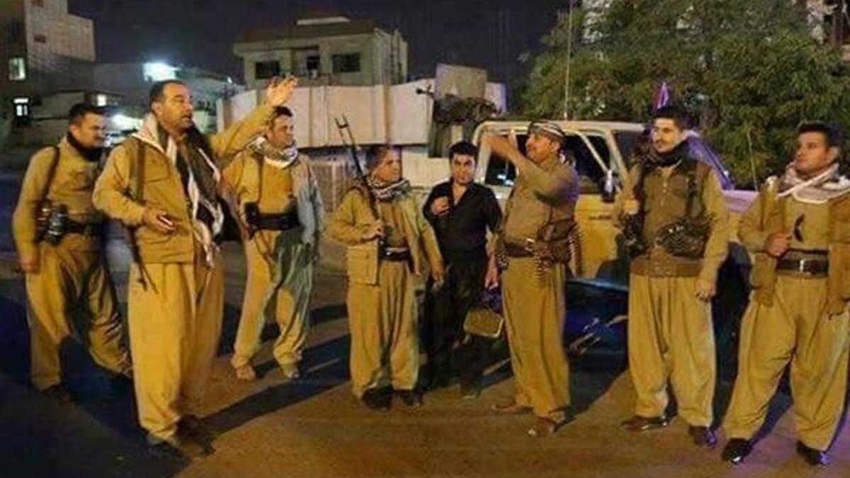 Yüzlerce PKK'lı Kerkük'e girdi