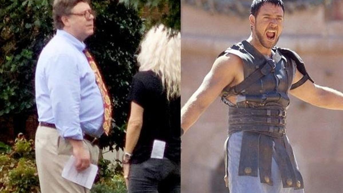 Russel Crowe korkuttu! Görenler inanamadı...