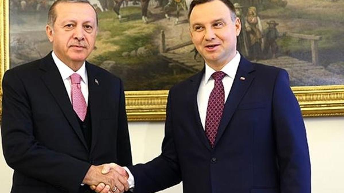 Erdoğan ve Duda ortak basın toplantısı düzenledi!