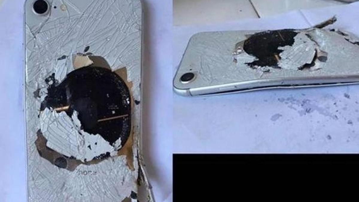 Şarja takılan iphone 8 patlamış halde bulundu!