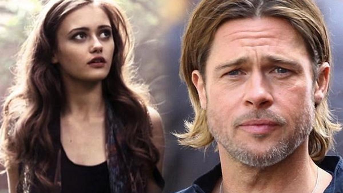 Brad Pitt'in küçük sevgilisi! Yaş farkı 32...