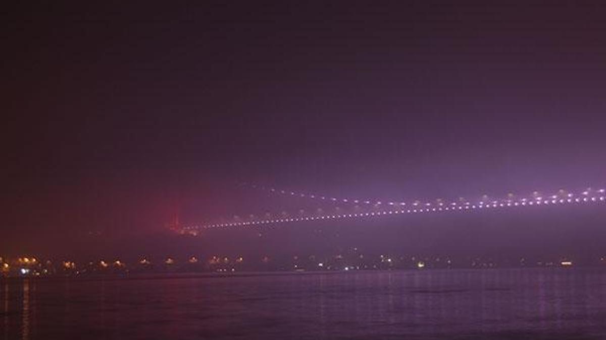 İstanbul'da yoğun sis