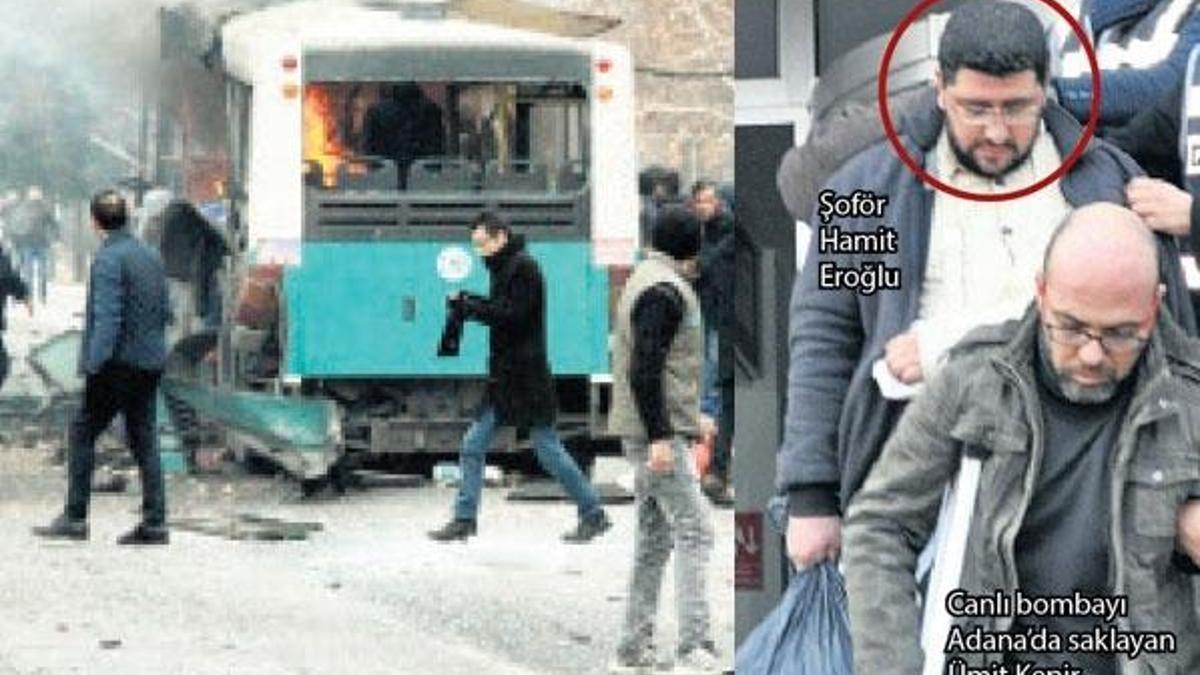 O otobüsün şoförü ‘Apo’ sloganı atmış!