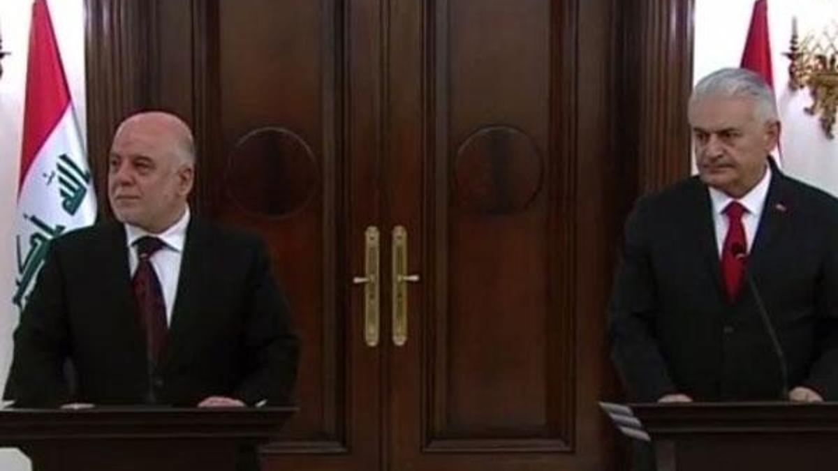 Başbakan Yıldırım ile İbadi'den ortak basın toplantısı