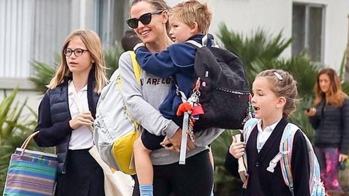 Süper anne Jennifer Garner!