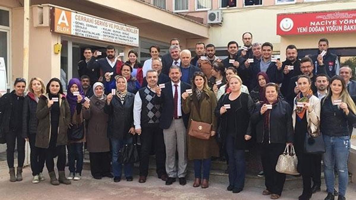 Keşan'da Ak Partililer organlarını bağışladı