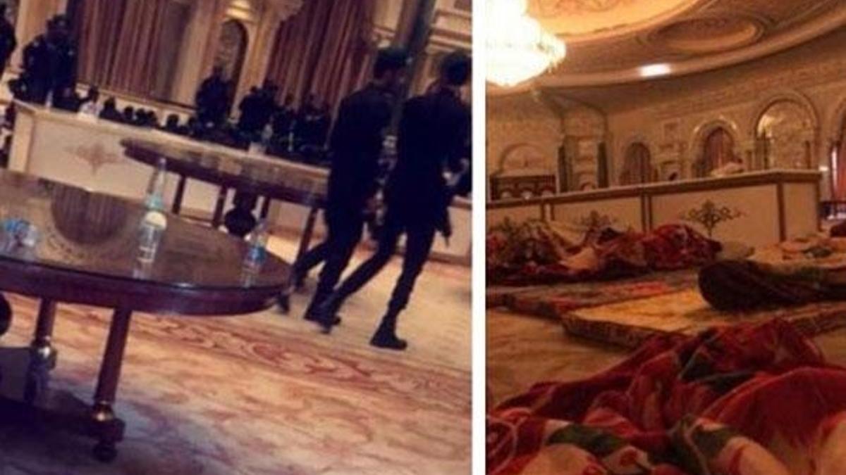 Prenslerin tutulduğu otelden ilk görüntüler!