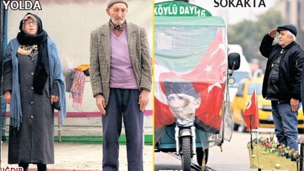 Bu bir ulusun saygı duruşu