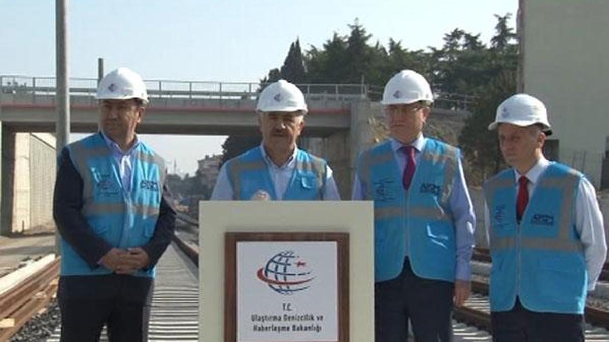 Bakan Arslan Gebze-Halkalı hattı için tarih verdi