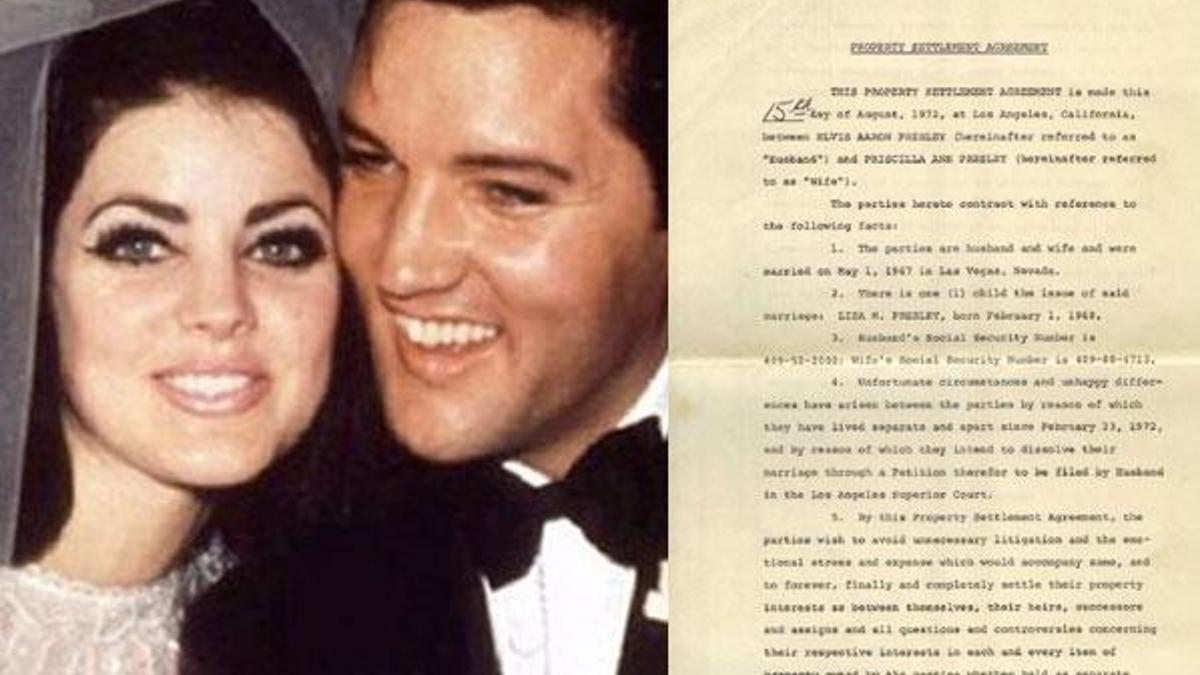 Elvis Presley'in boşanma evrakları ortaya çıktı! İnanılmaz nafaka
