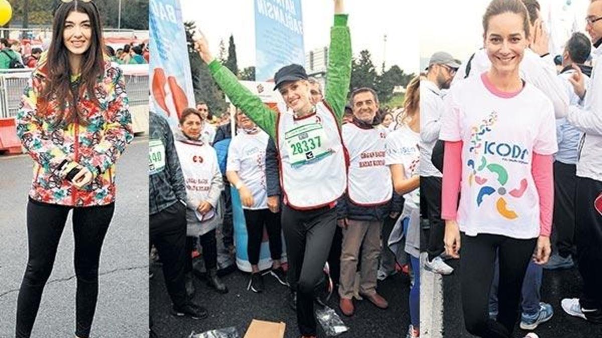 Çocuklar için koştular