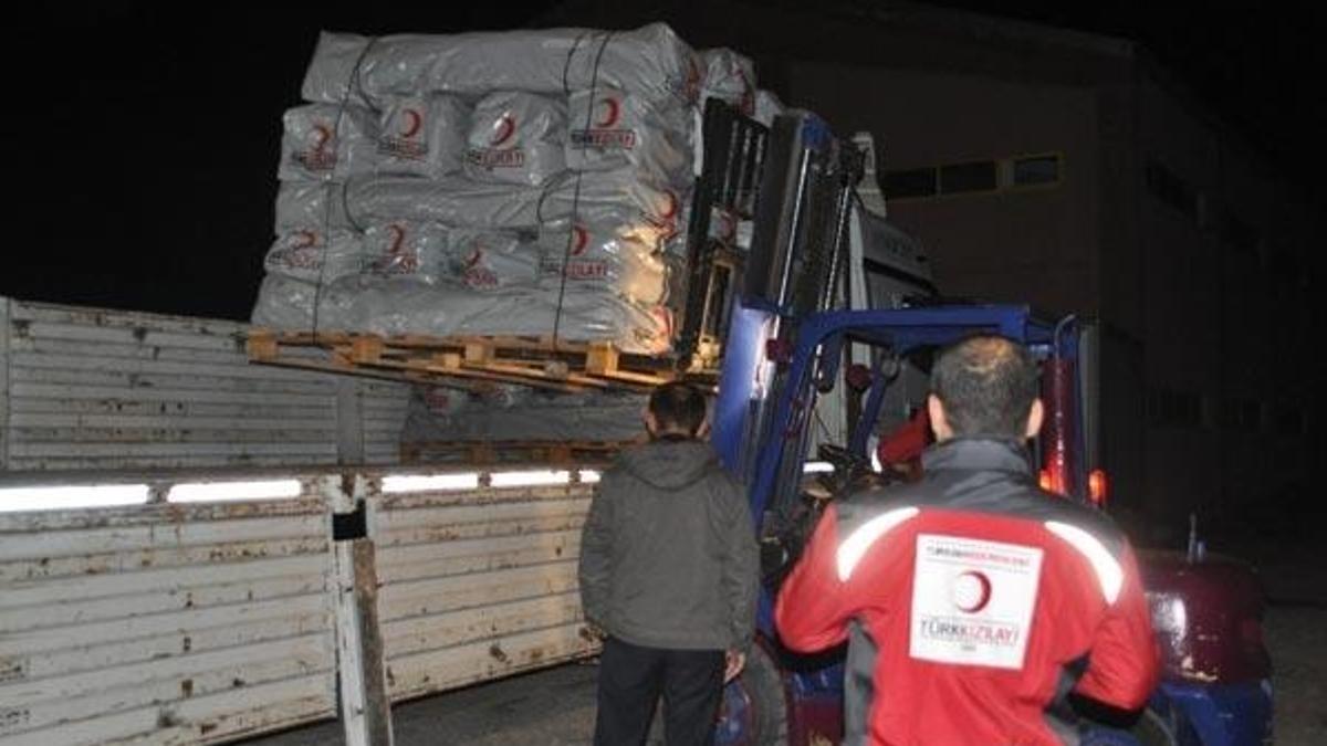 Türk Kızılayı harekete geçti! İlk yardımlar bölgeye gönderildi