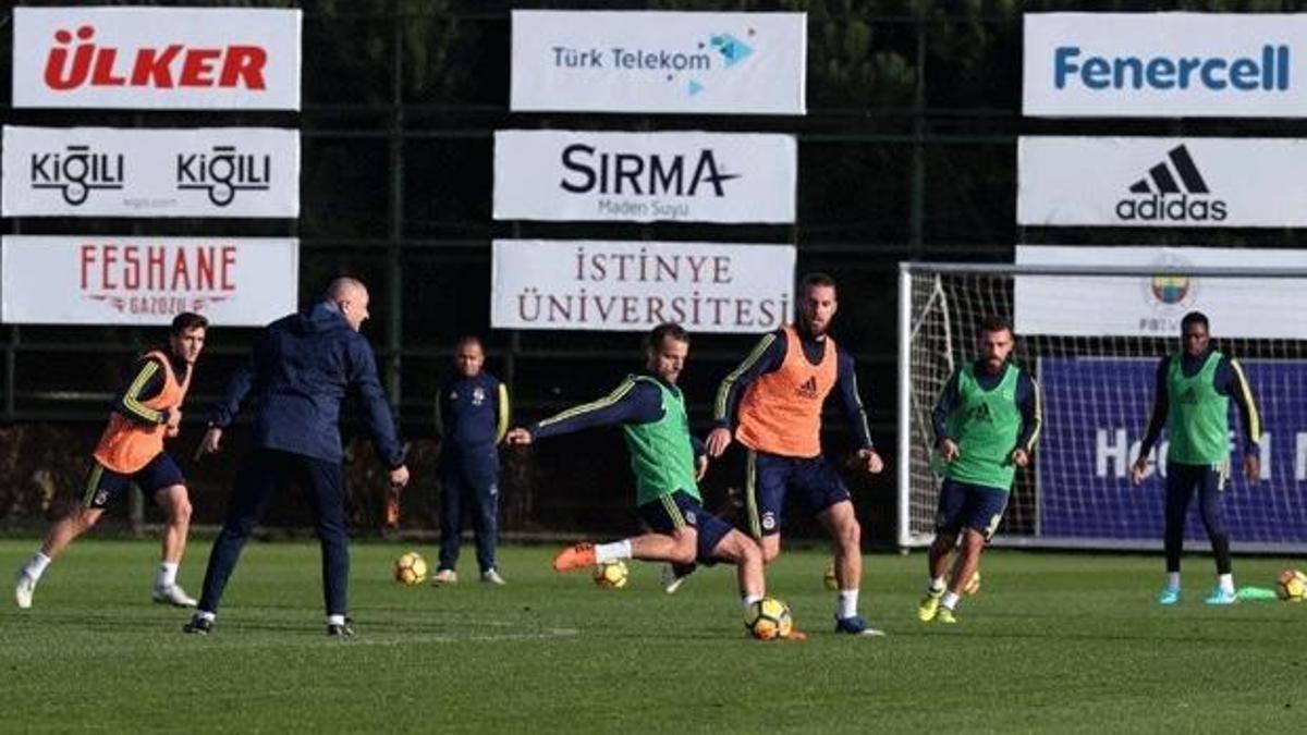 Fenerbahçe pas çalıştı