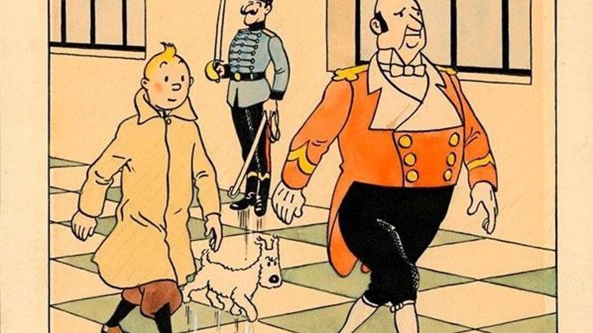 Orijinal Tenten çizimi 500 bin dolara satıldı
