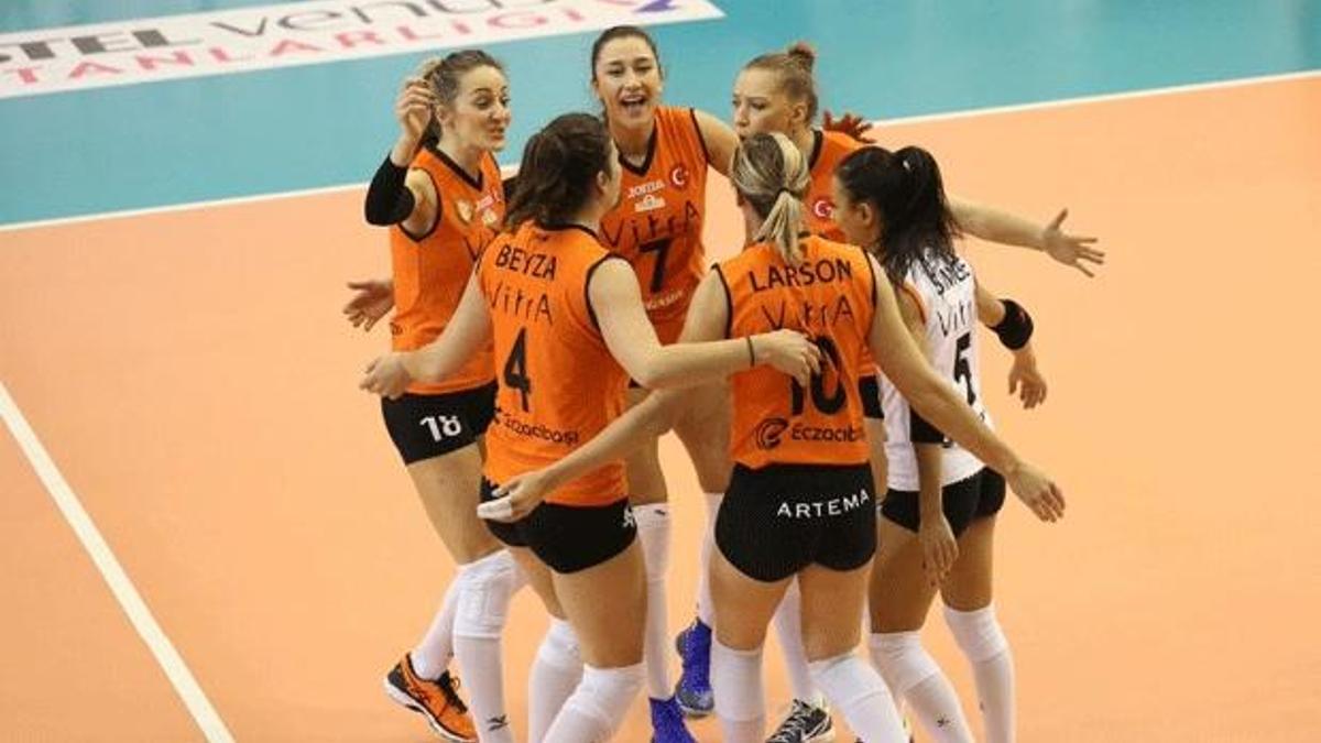 Eczacıbaşı rahat kazandı