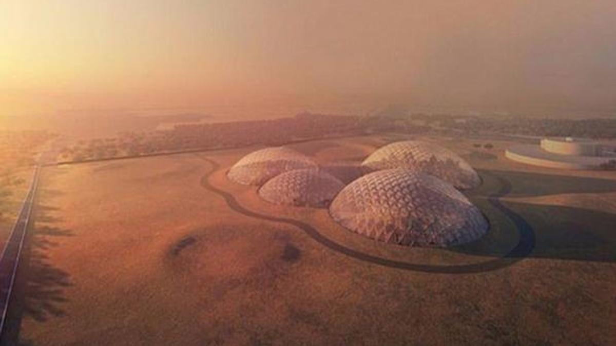 Mars'a kurulacak kentten yeni kareler