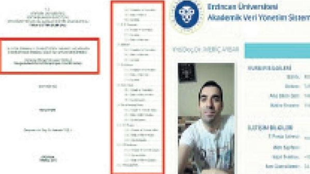 ‘İçindekiler’den ibaret tezle mi hoca oldu!
