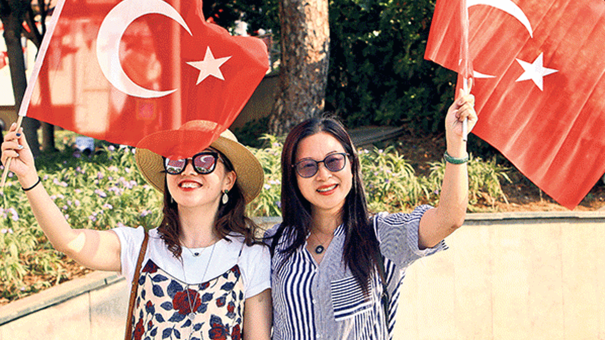 Yürüyerek gelmiyorsa 1 milyon Çinli hayal