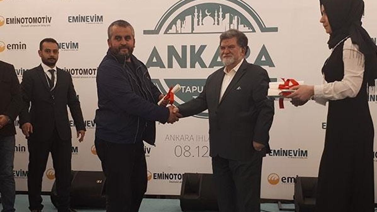 Ankara'da tapu teslim heyecanı