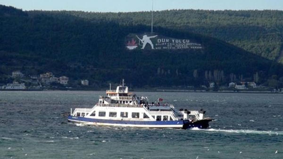 Bozcaada seferlerine fırtına engeli!