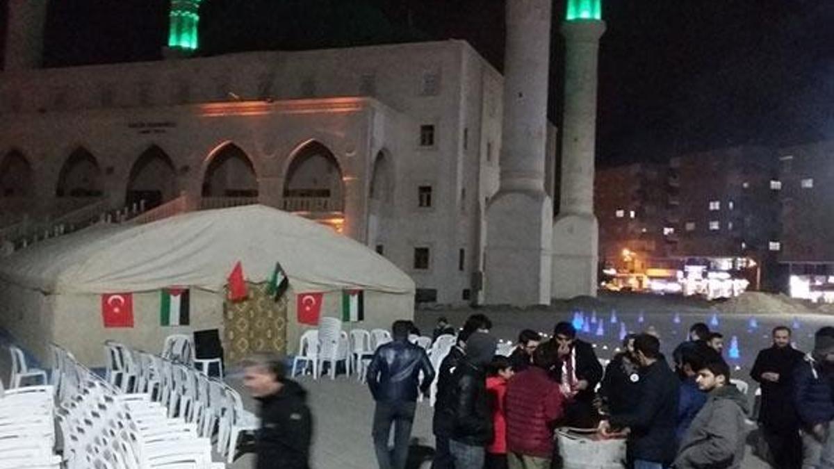 Mardin Kudüs için nöbete başladı