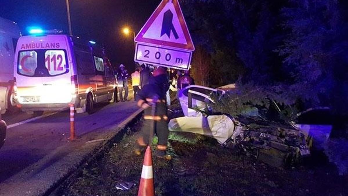TEM'de feci kaza! Ölü ve yaralılar var
