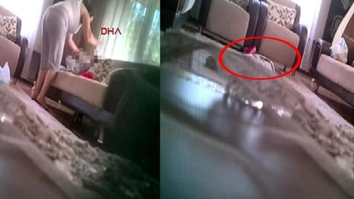 Zonguldak'ta skandal görüntüler! Öz annesi yaptı...