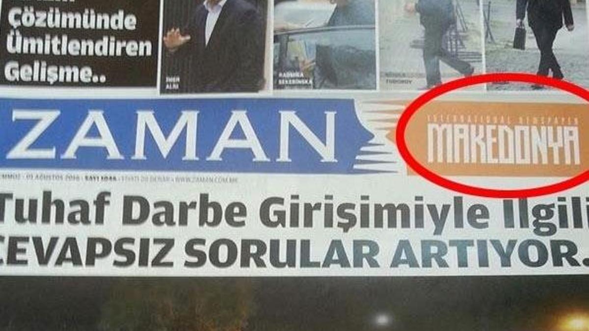 Son dakika! Zaman gazetesi orada hala yayınlanıyor...