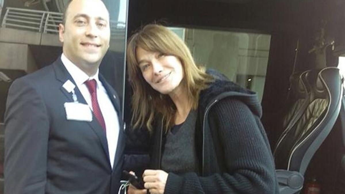 Carla Bruni, İstanbul'da!