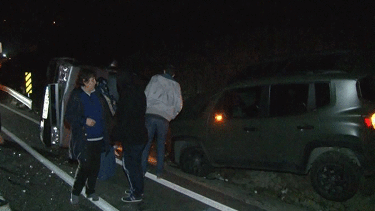 Ünlü oyuncu trafik kazası geçirdi