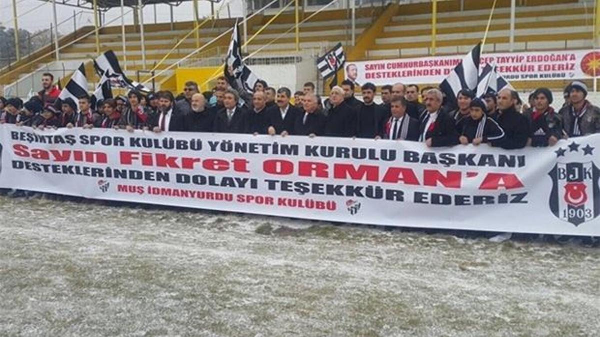 Beşiktaş'tan Muş'a malzeme desteği!