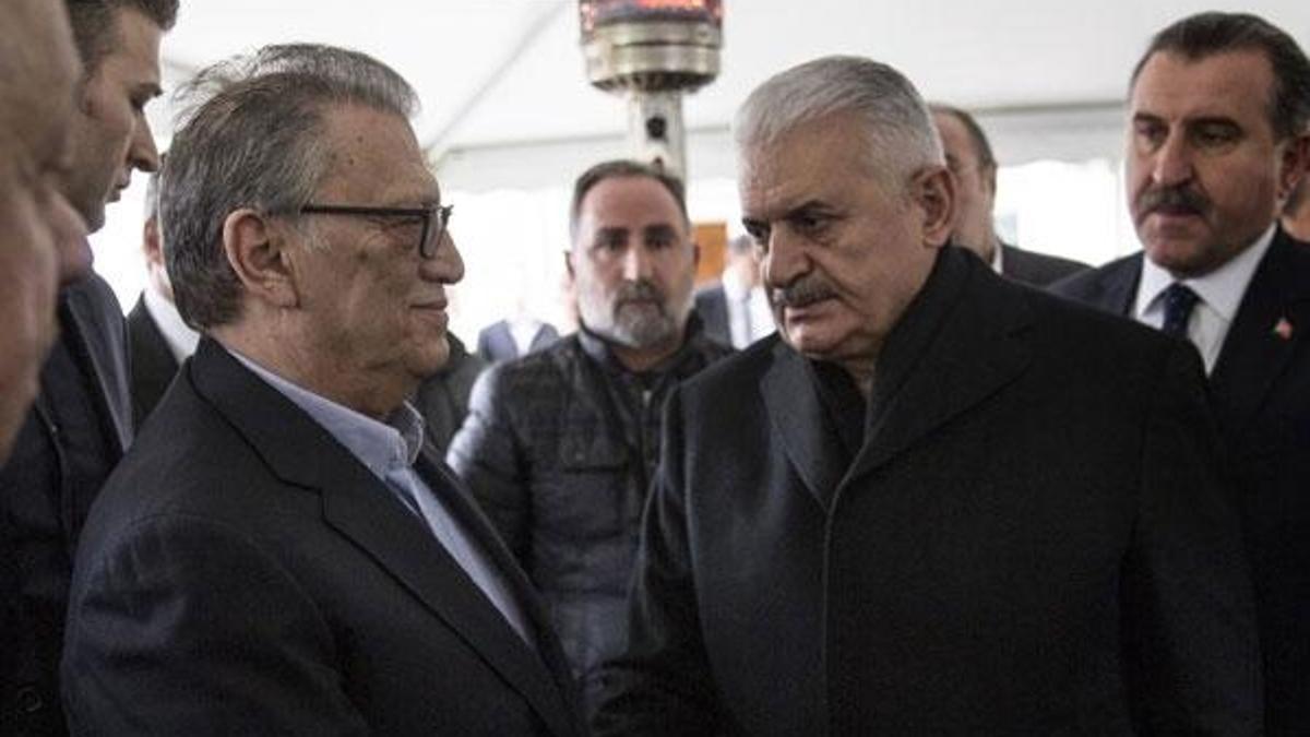 Başbakan Yıldırım'dan Mesut Yılmaz'a taziye ziyareti