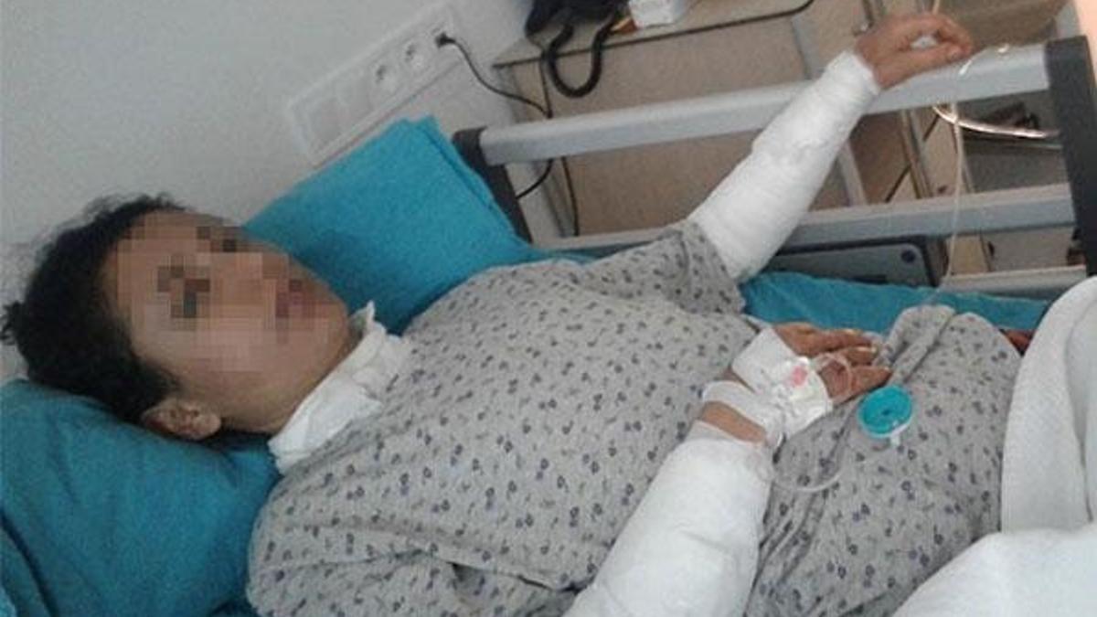 8 yaşındaki çocuğunun gözleri önünde...