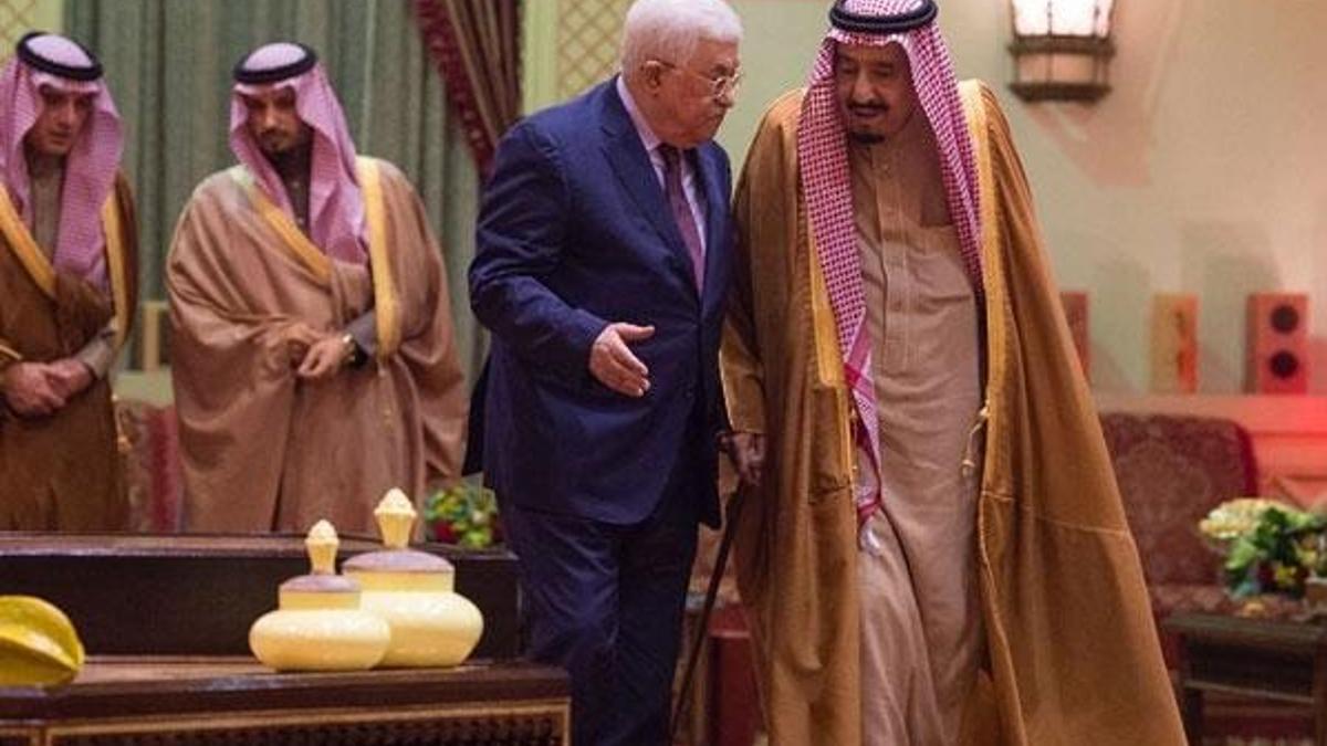 Filistin Devlet Başkanı Abbas Suudi Arabistan'da