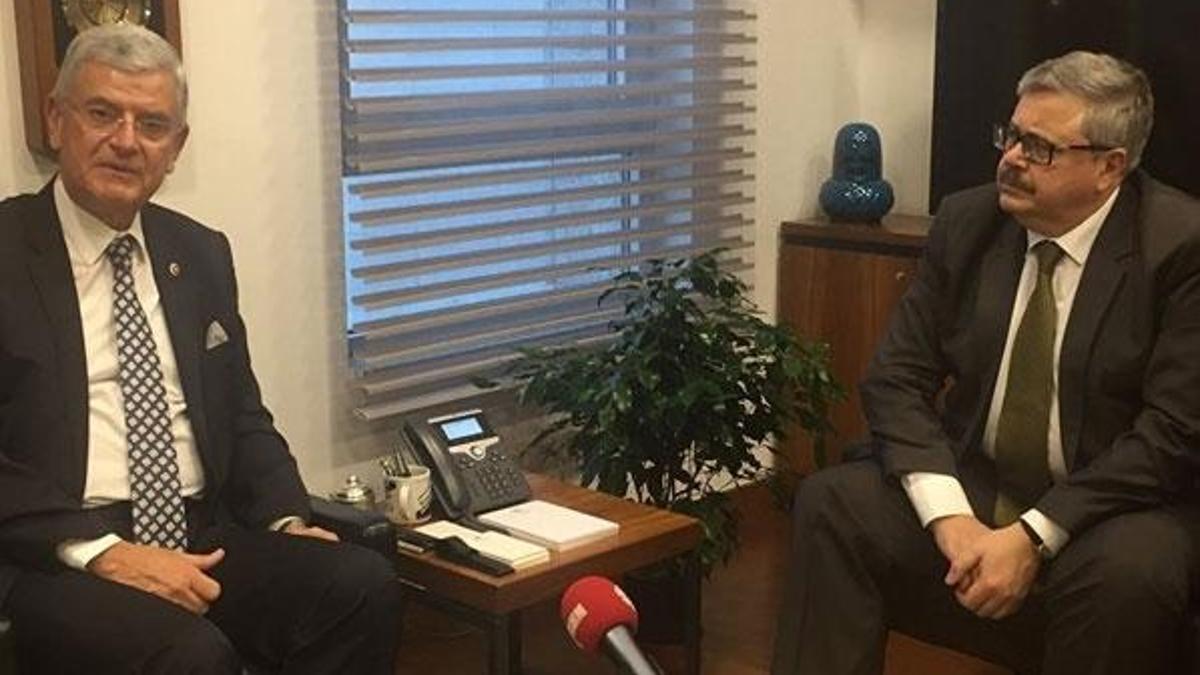 Yerhov, TBMM Dışişleri Komisyonu Başkanı Bozkır’ı ziyaret etti