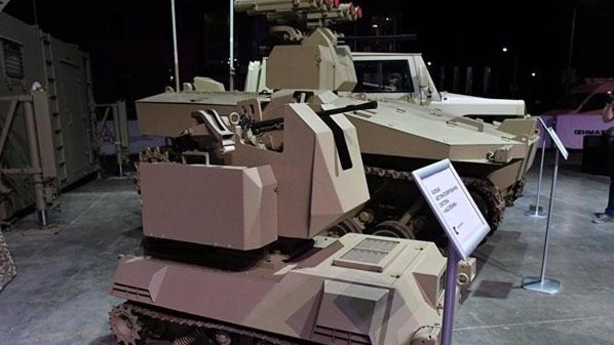 Rusya'nın savaş robotu test edildi!