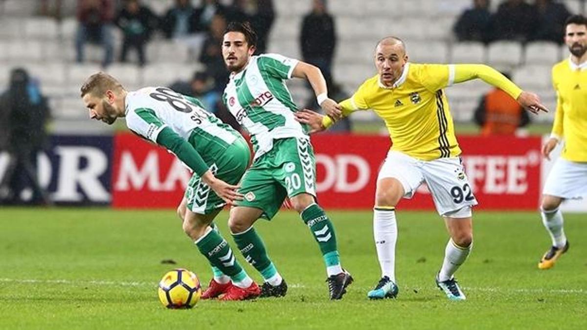Fenerbahçe'ye Konyaspor freni!